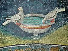 particolare di un mosaico di Ravenna